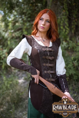Ylenne Deluxe long Doublet - Brown